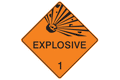Dangerous Good Sign Explosive 1