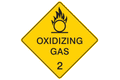 Dangerous Goods Sign Oxidising Gas 2