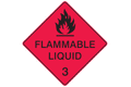Dangerous Good Sign Flammable Liquid 3