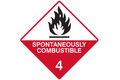 Dangerous Good Sign Spontaneously Combustible 4