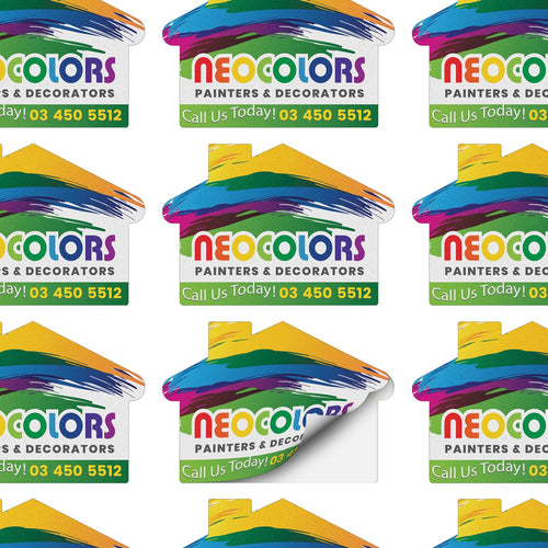 AD Labels 70 x 50mm - House Shaped (2)