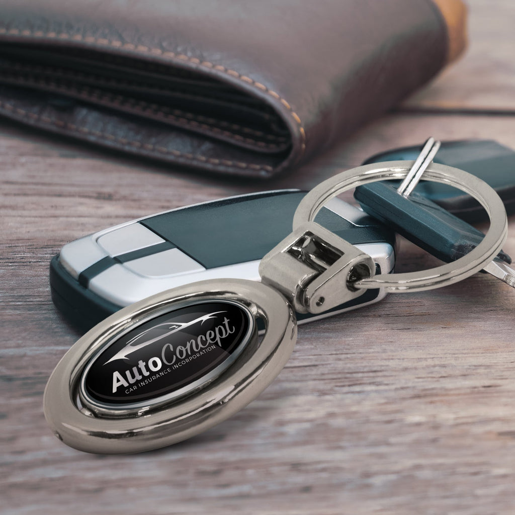 Spinning Metal Key Ring (3)