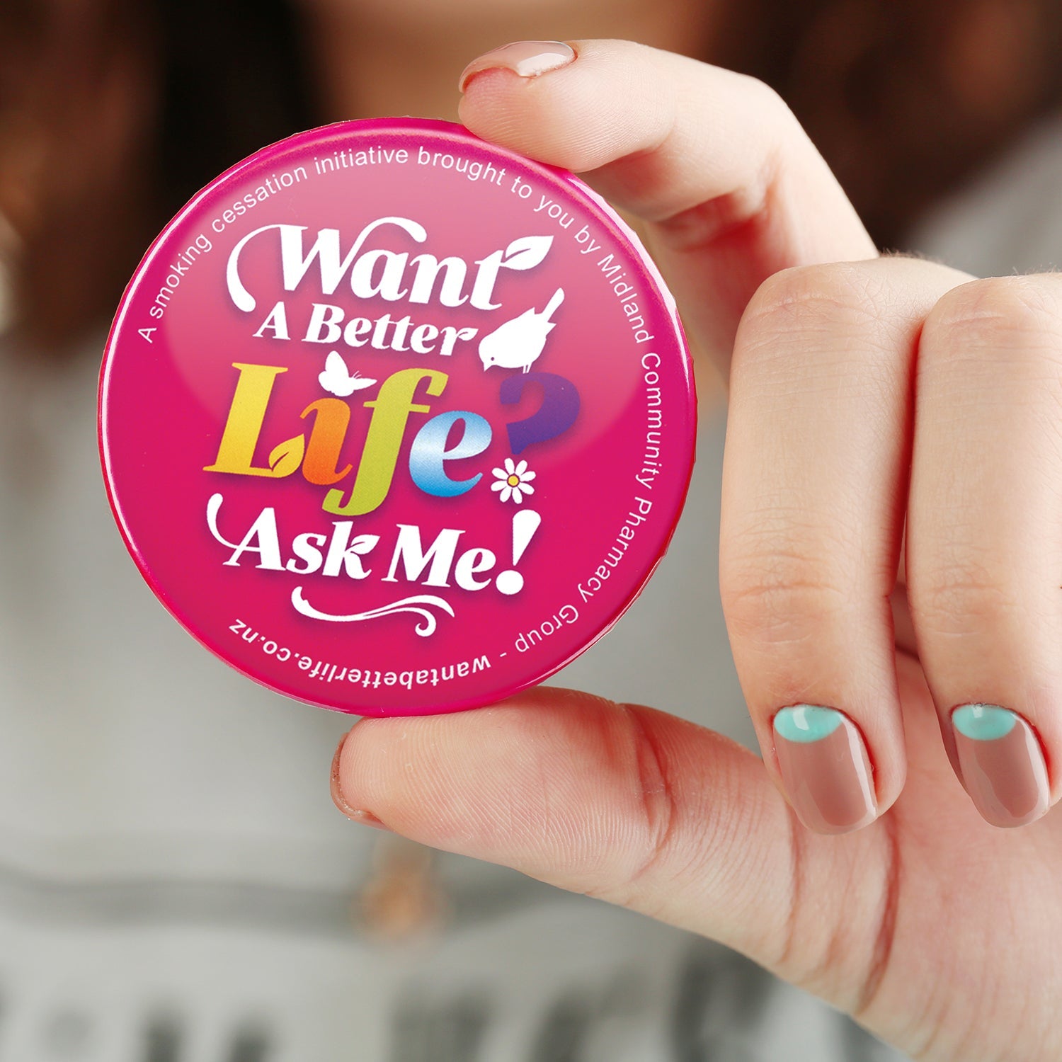 Button Badge Round - 90mm (2)