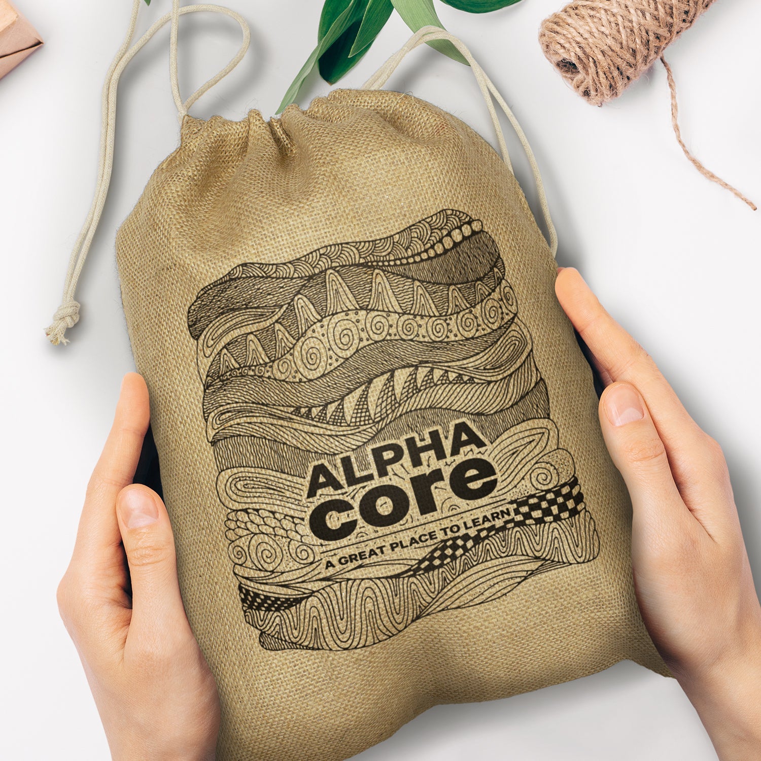 Jute Gift Bag - Large (4)