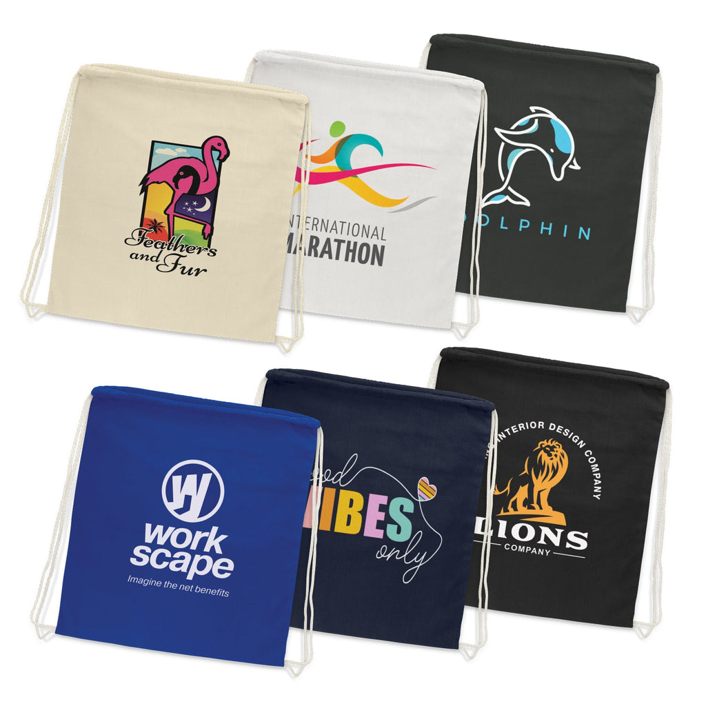 Cotton Drawstring Backpack (2)