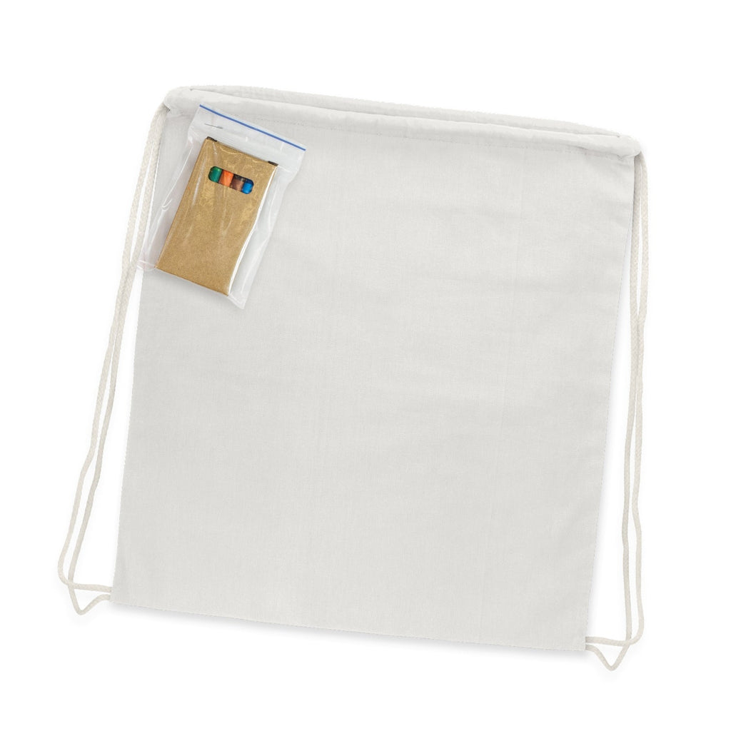 Cotton Colouring Drawstring Backpack (2)