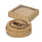 Oakridge Cork Coaster Round - Set of 4 (2)