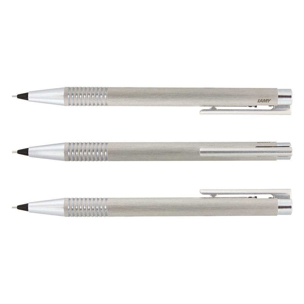 LAMY Logo Pencil - Brushed Steel (2)