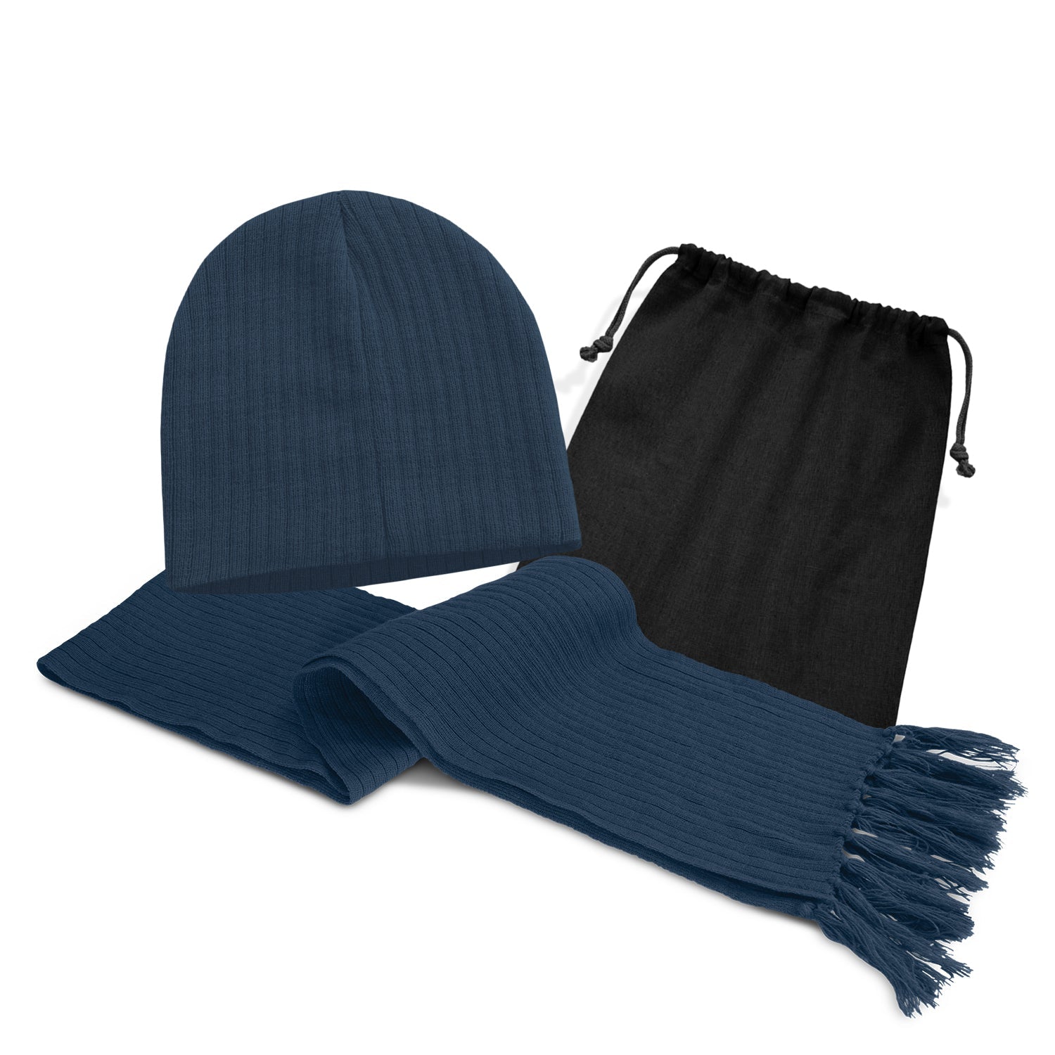 Nebraska Scarf and Beanie Set (3)
