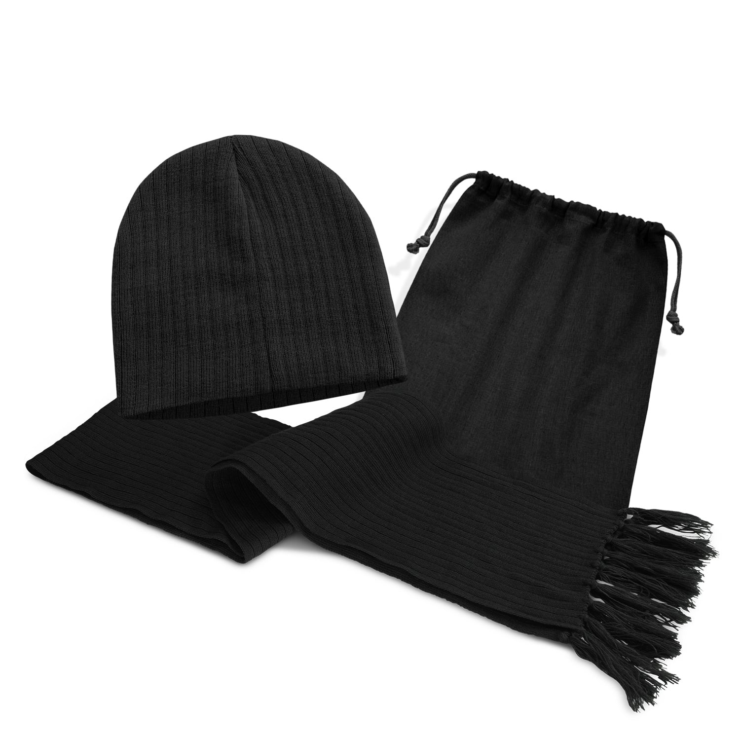 Nebraska Scarf and Beanie Set (4)
