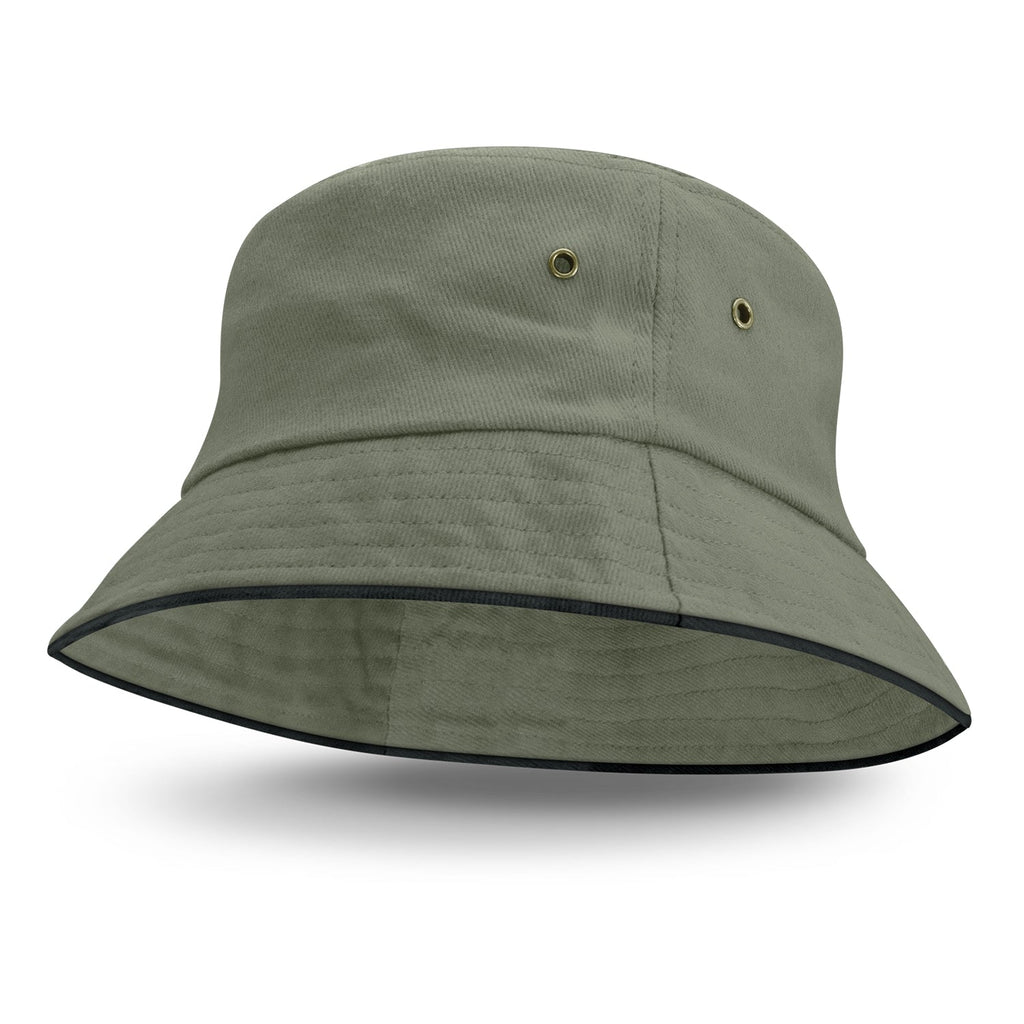 Bondi Bucket Hat - Black Sandwich Trim (2)