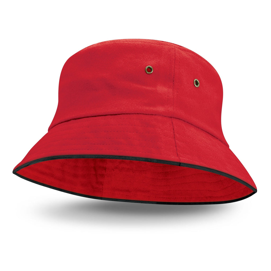Bondi Bucket Hat - Black Sandwich Trim (6)