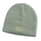 Nebraska Cable Knit Beanie with Patch (2)