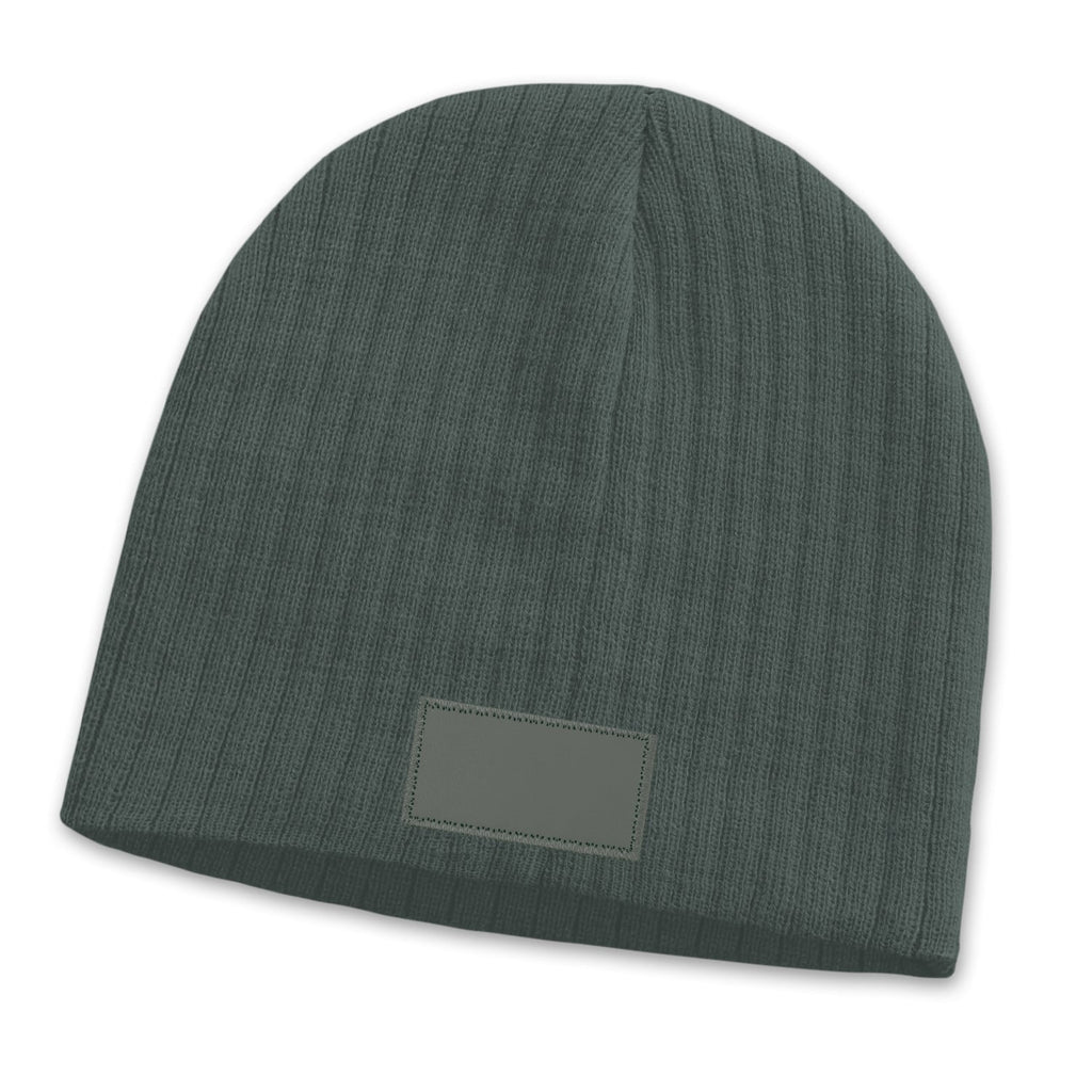 Nebraska Cable Knit Beanie with Patch (3)