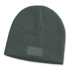 Nebraska Cable Knit Beanie with Patch (3)