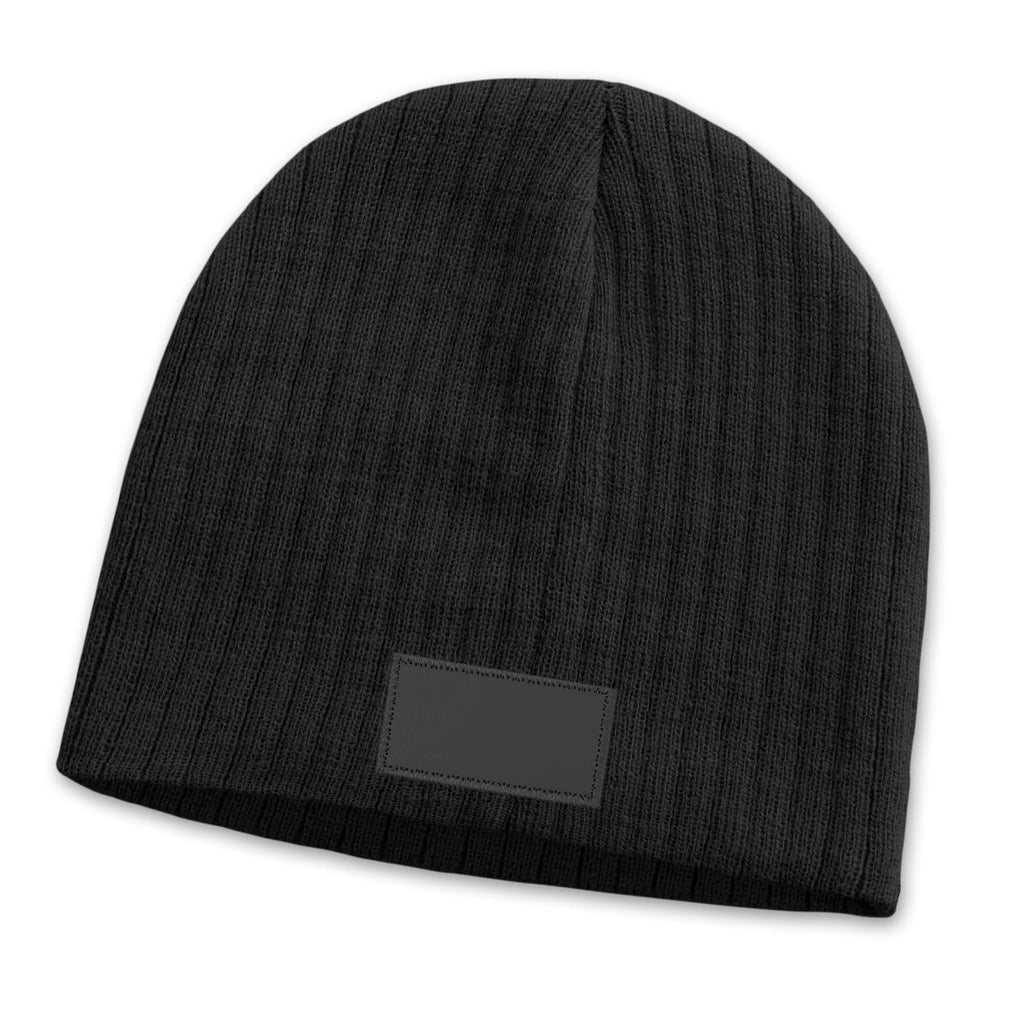 Nebraska Cable Knit Beanie with Patch (5)