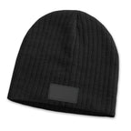 Nebraska Cable Knit Beanie with Patch (5)
