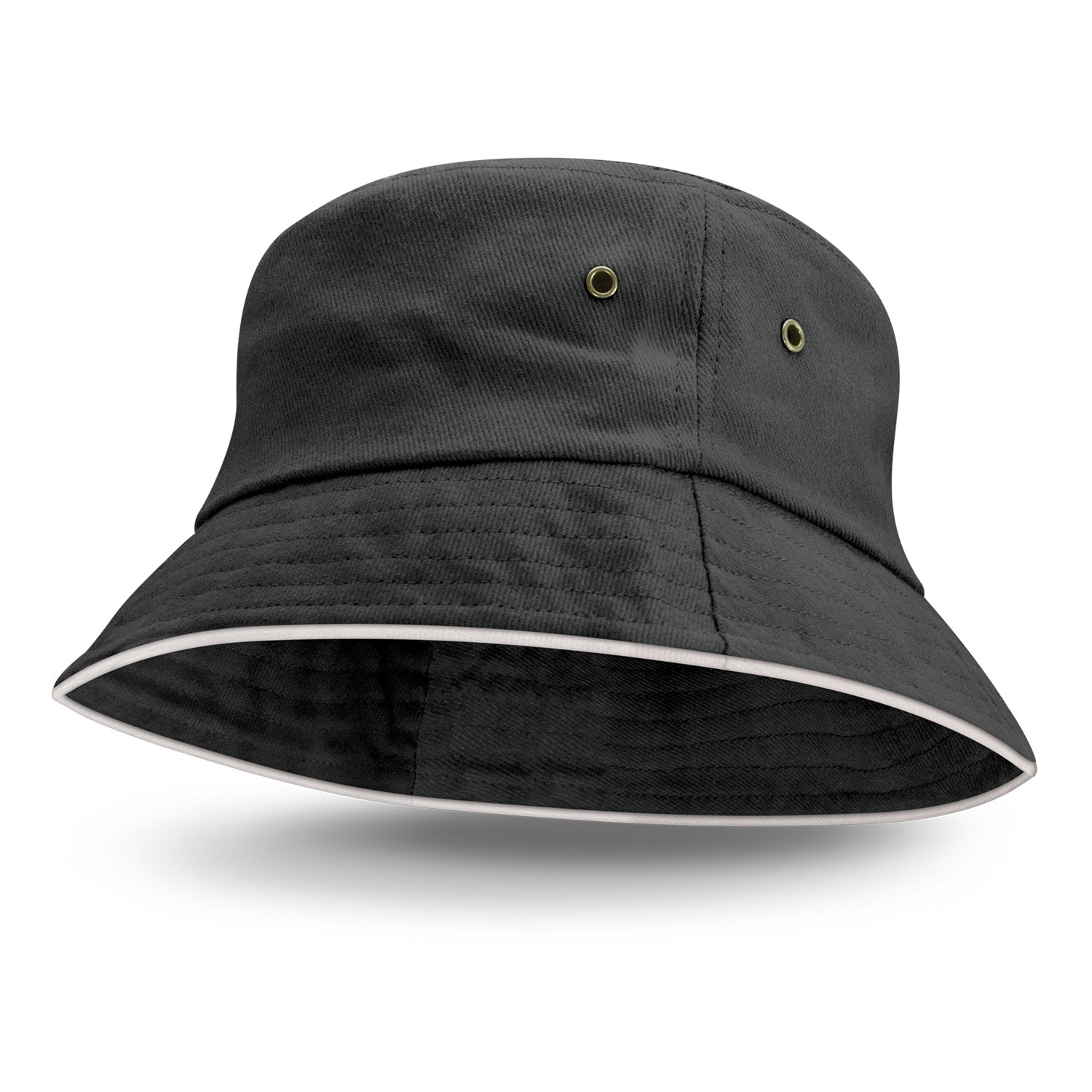 Bondi Bucket Hat - White Sandwich Trim (6)