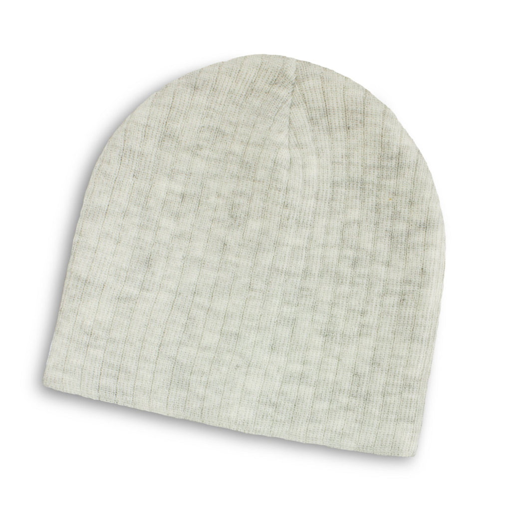 Nebraska Heather Cable Knit Beanie (2)