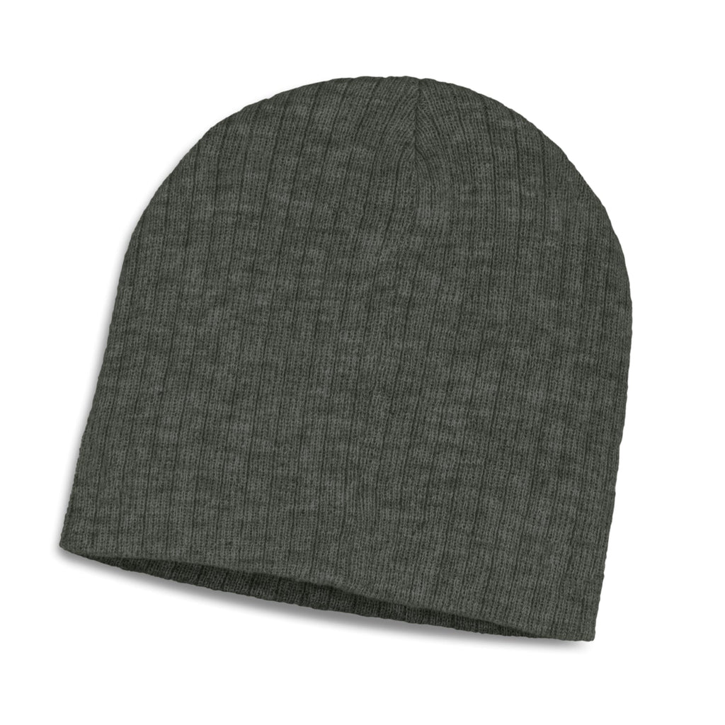 Nebraska Heather Cable Knit Beanie (5)