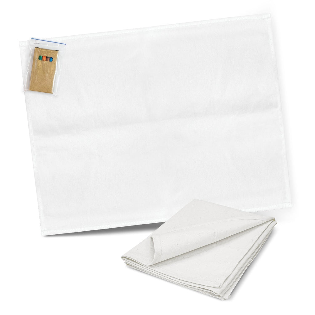 Cotton Colouring Tea Towel (2)