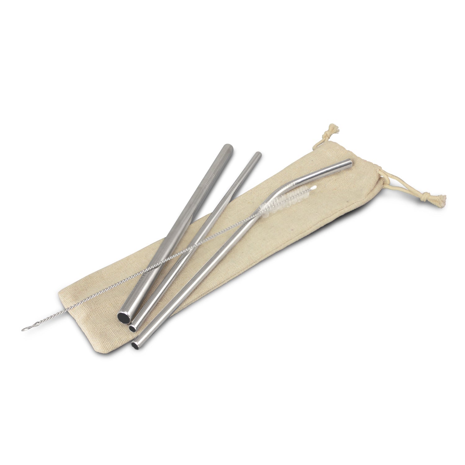 Stainless Steel Straw Set (3)