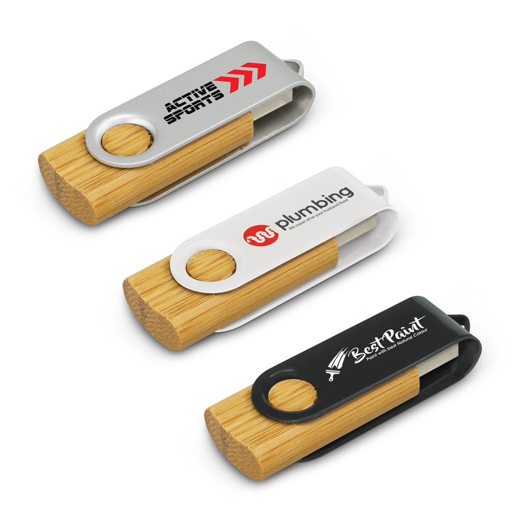 Helix 4GB Bamboo Flash Drive (2)