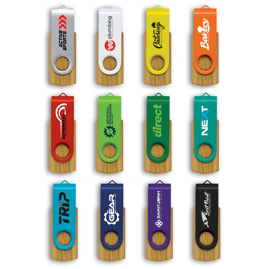 Helix 4GB Bamboo Flash Drive (3)