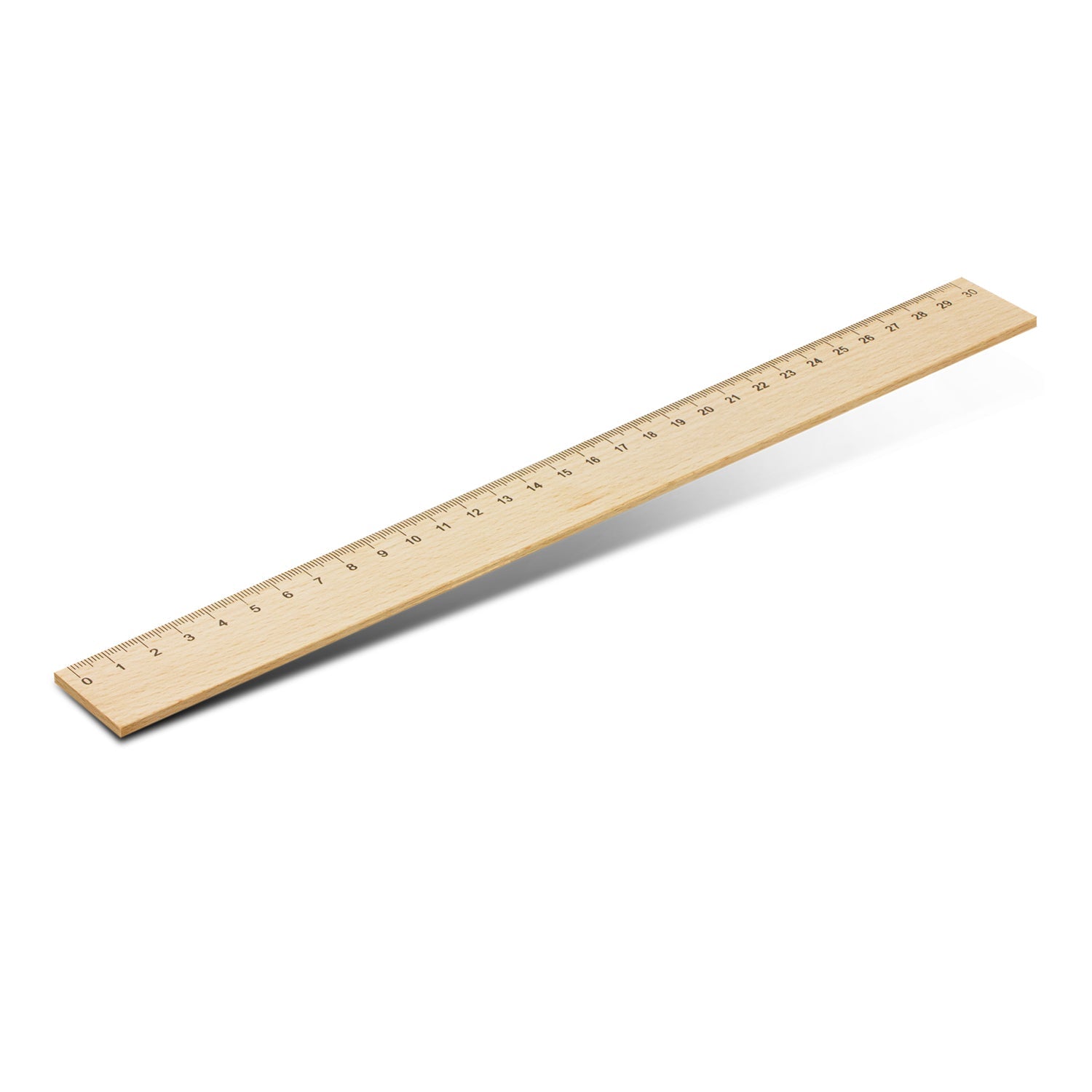 Wooden 30cm Ruler (3)
