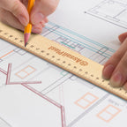 Wooden 30cm Ruler (4)