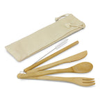 Bamboo Cutlery Set (4)