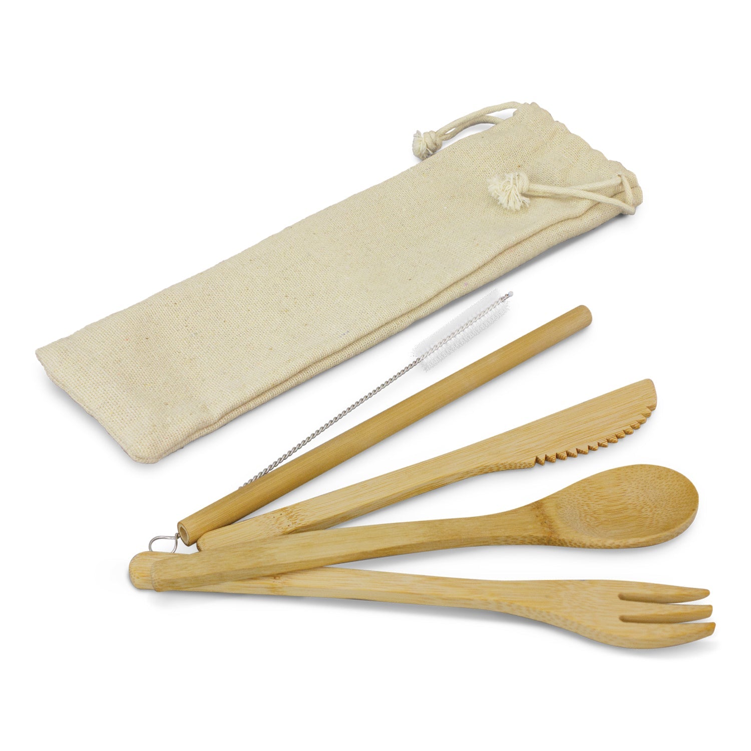 Bamboo Cutlery Set (4)