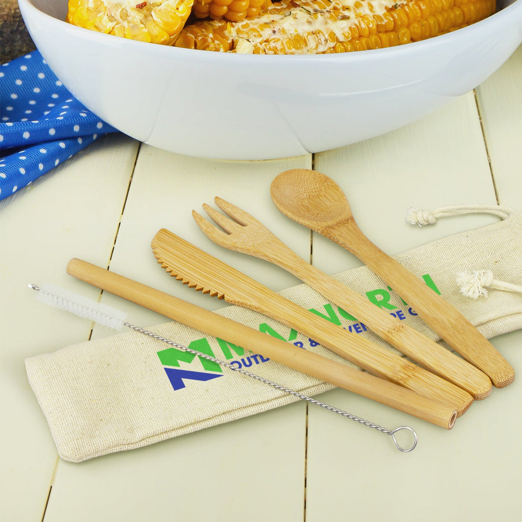 Bamboo Cutlery Set (5)