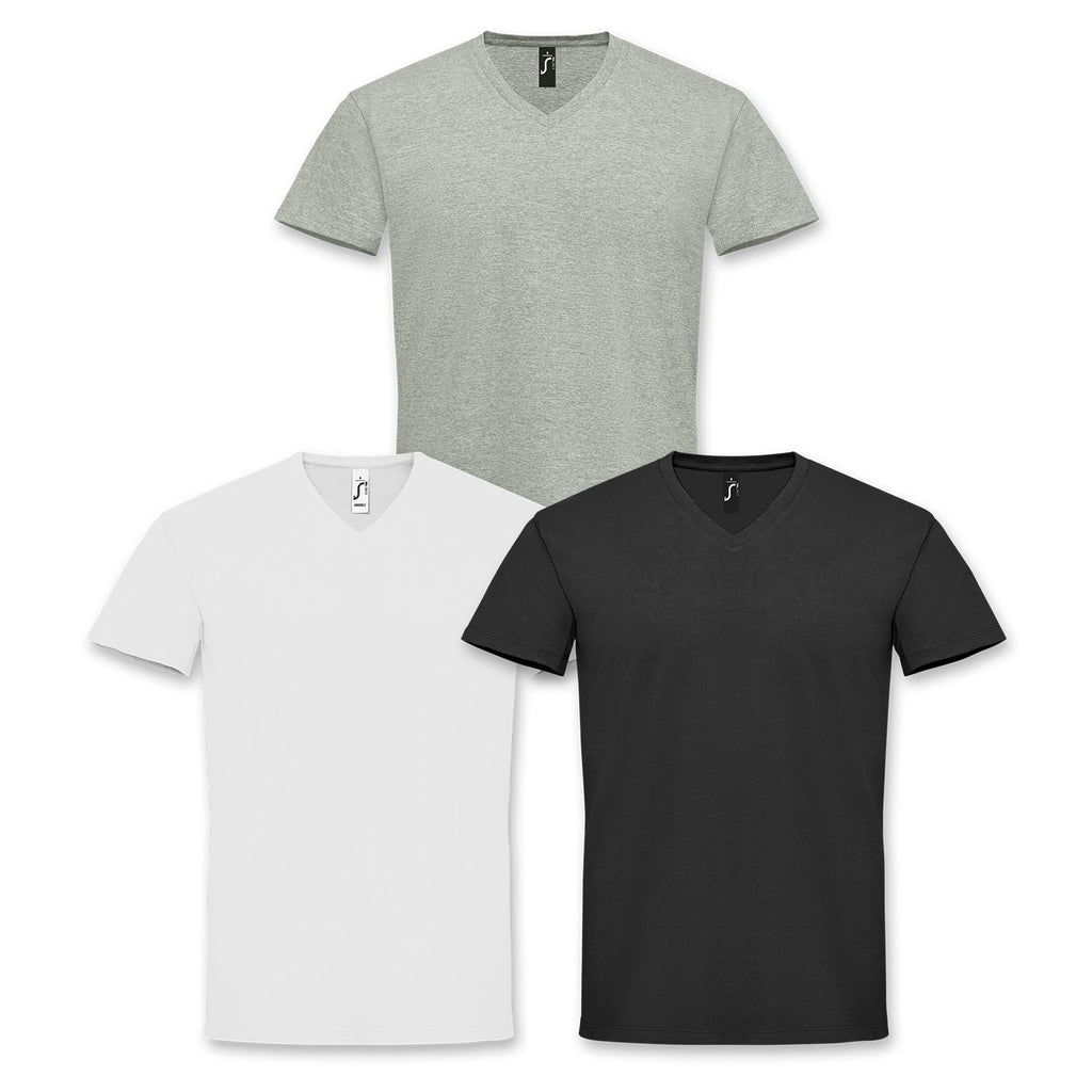 SOLS Imperial Mens V Neck T-Shirt (2)