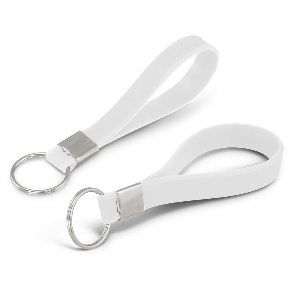 Silicone Key Ring - Embossed (3)
