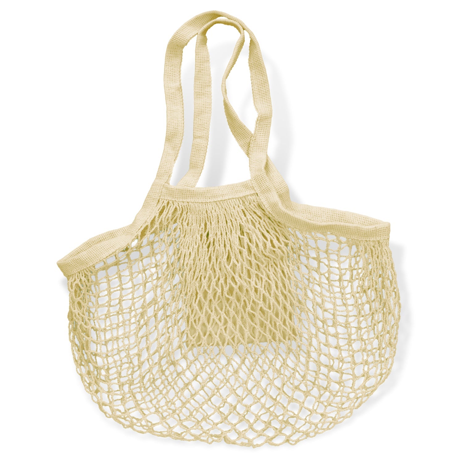 Cotton Mesh Foldaway Tote Bag (4)