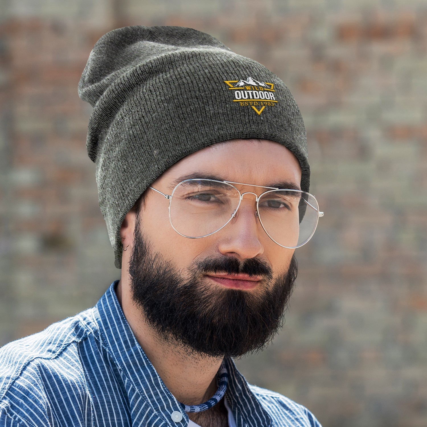 Heather Slouch Beanie (7)