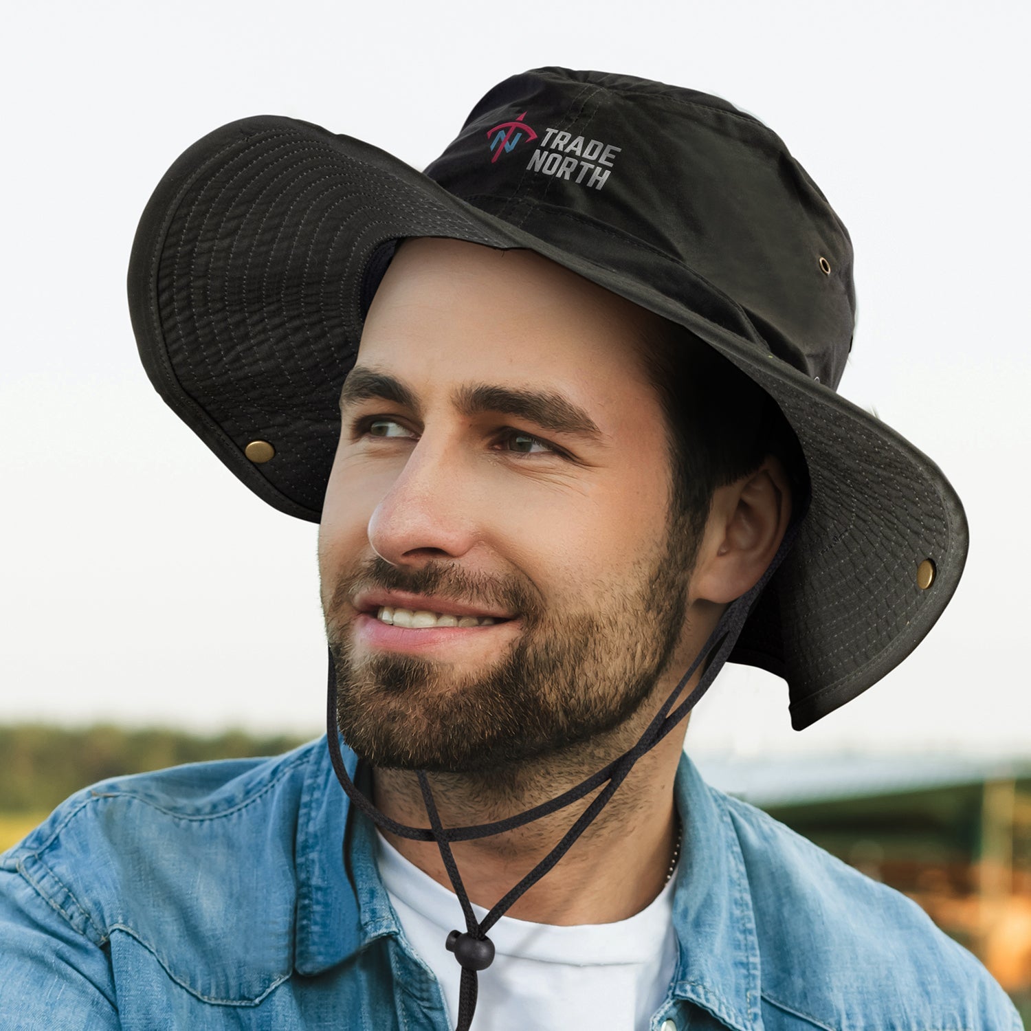 Oilskin Wide Brim Hat (4)