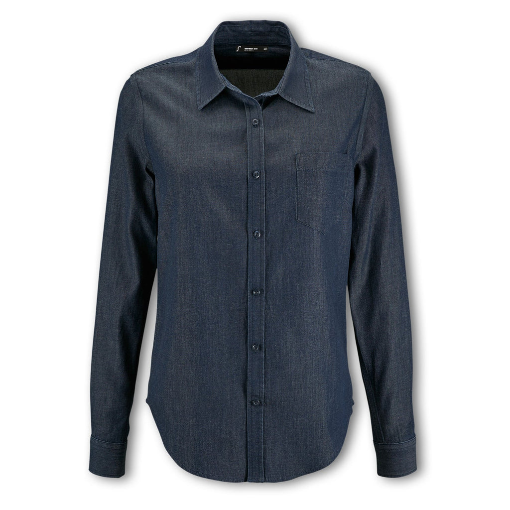 SOLS Barry Women's Denim Shirt (2)