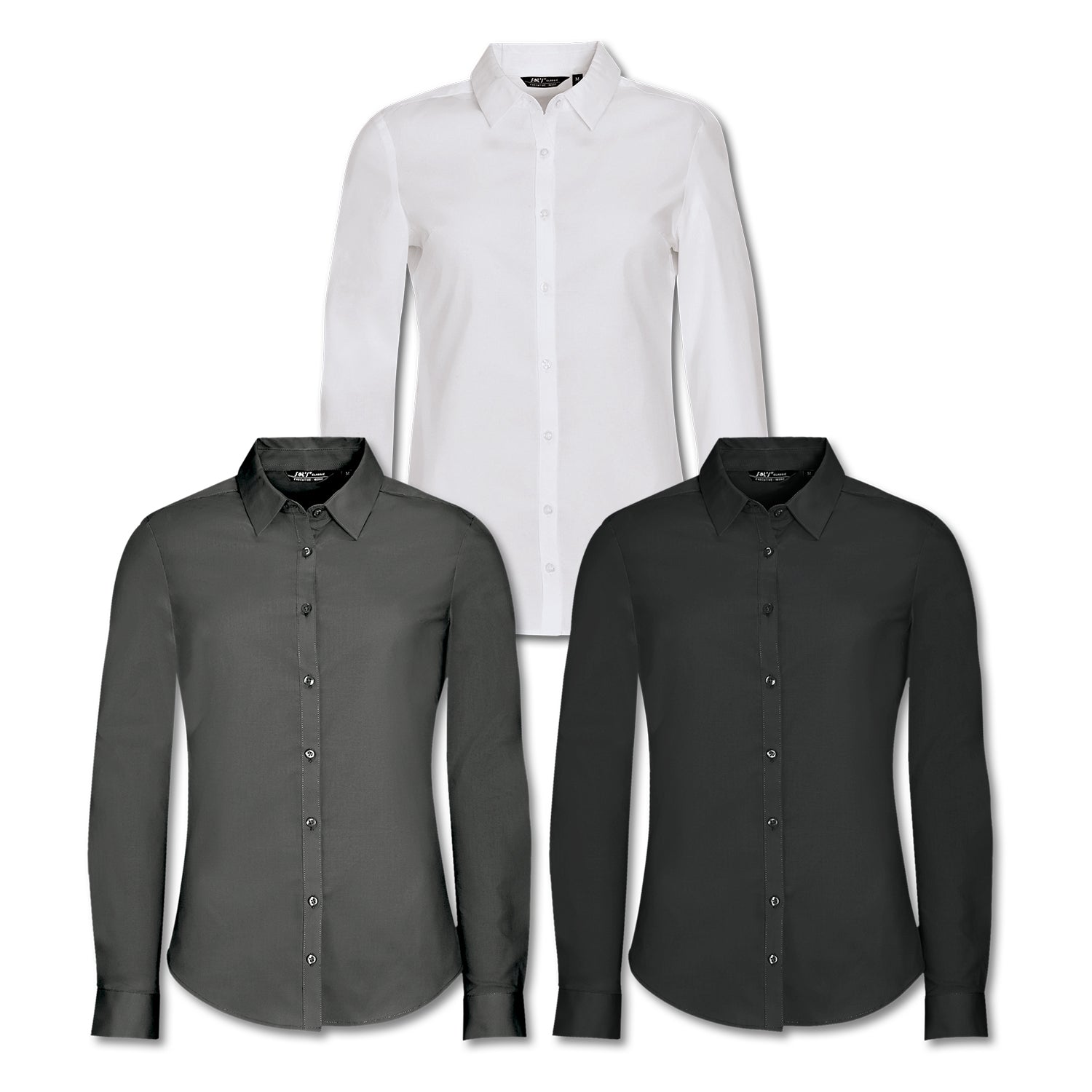 SOLS Blake Women's Long Sleeve Shirt (4)