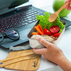 Stainless Steel Lunch Box with Cutlery (5)