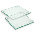 Venice Glass Coaster - Set of 2 - Square - Full Colour (2)
