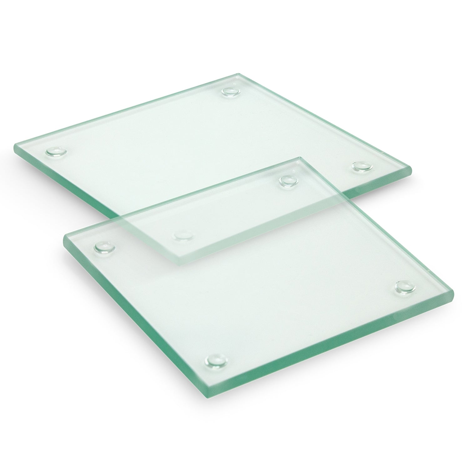 Venice Glass Coaster - Set of 2 - Square - Full Colour (2)