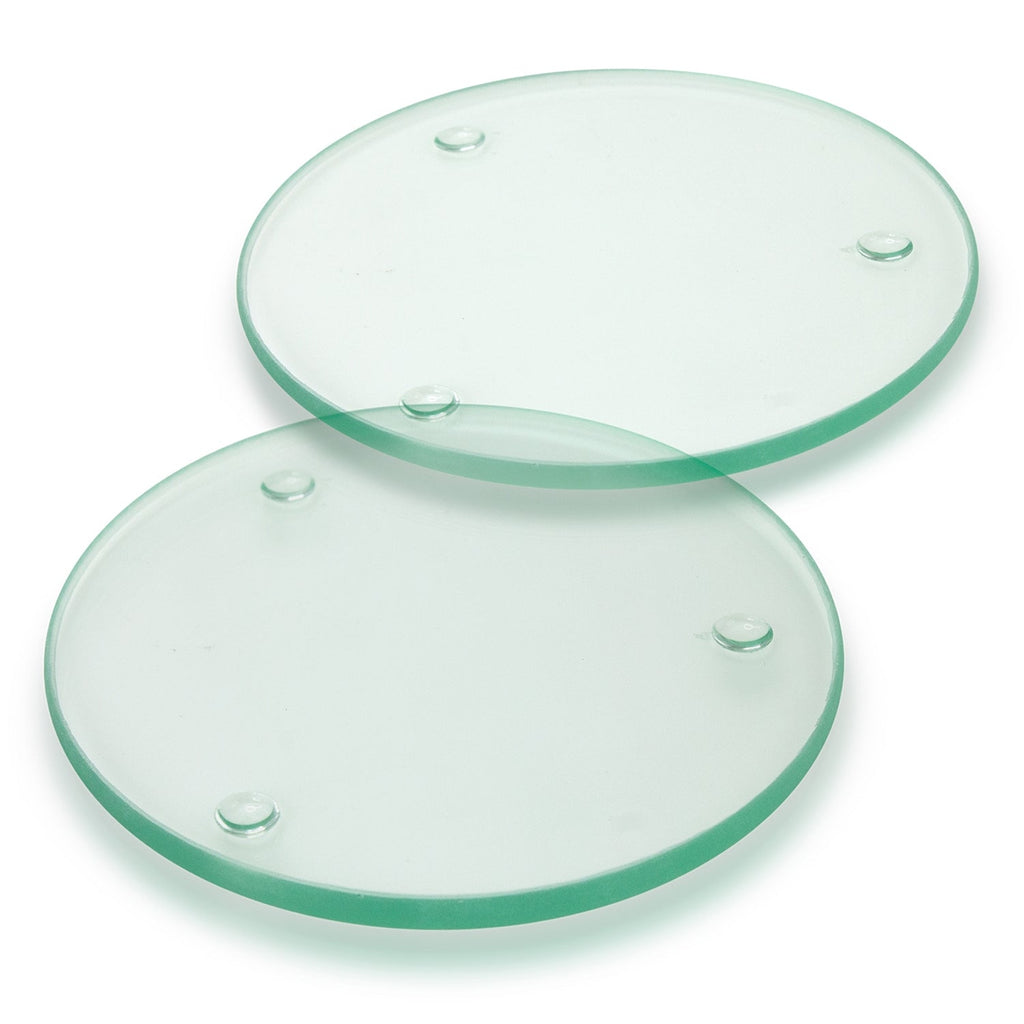 Venice Glass Coaster - Set of 2 - Round - Full Colour (2)