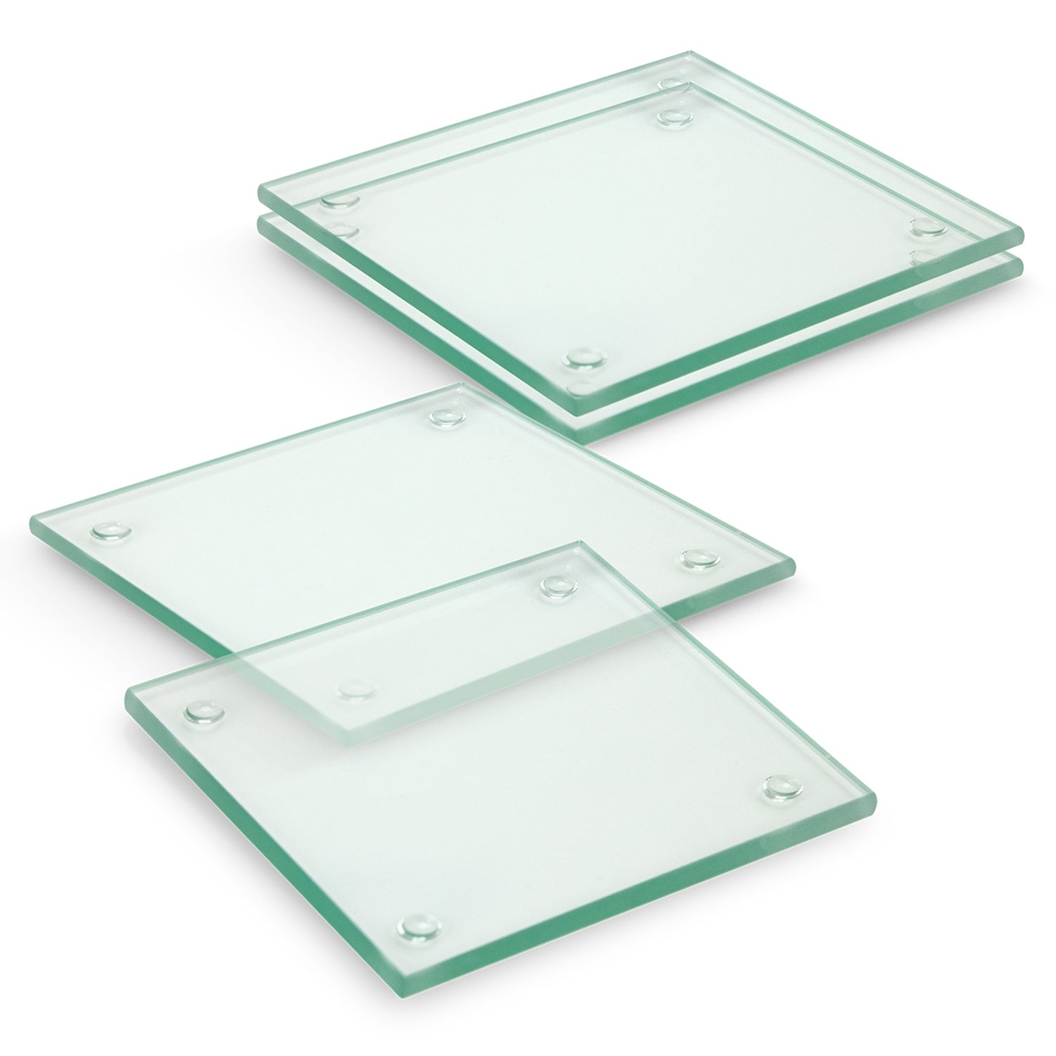 Venice Glass Coaster - Set of 4 - Square - Full Colour (2)