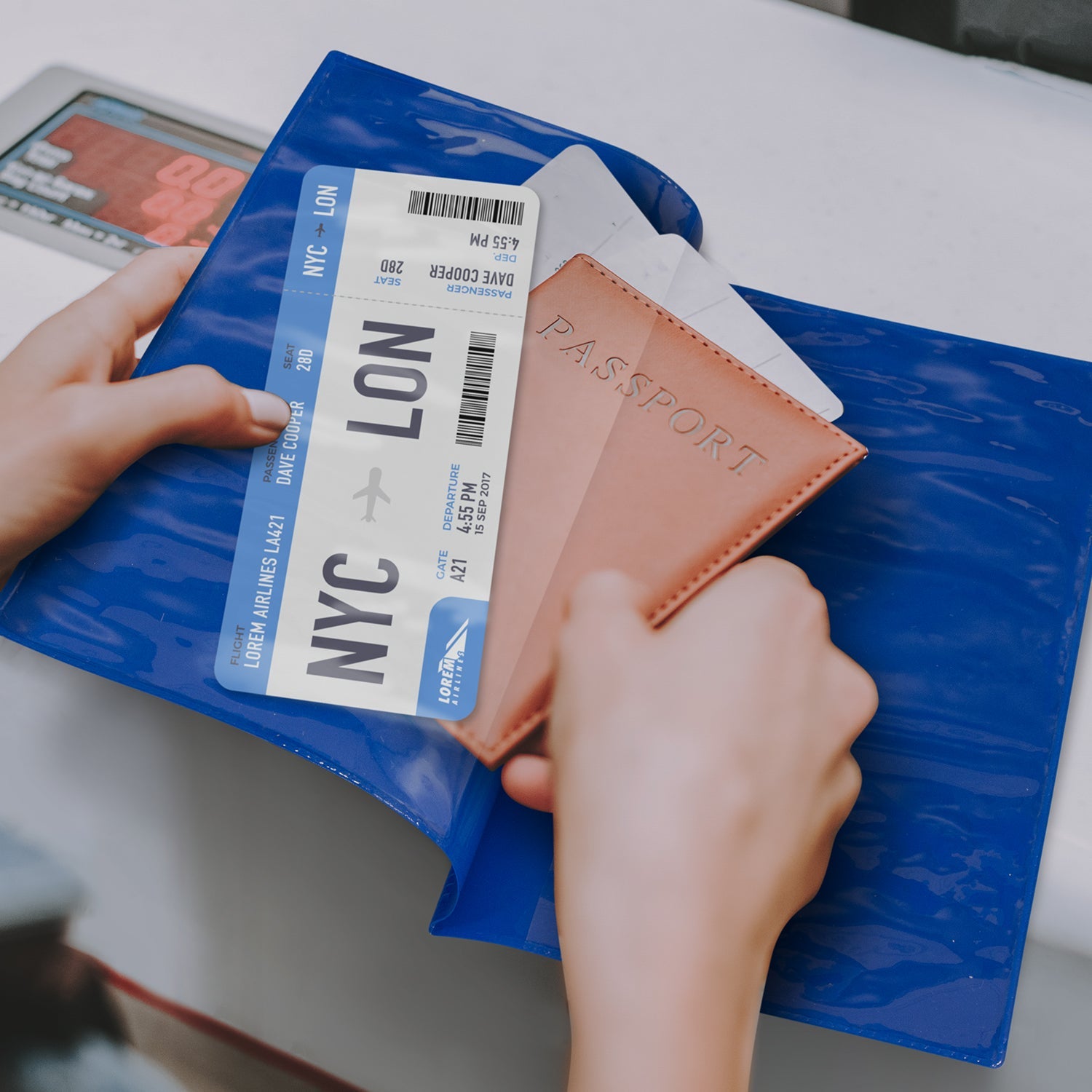 Vinyl Travel Wallet (6)