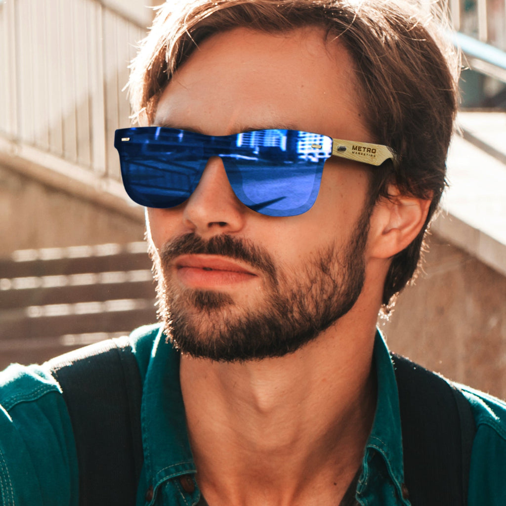 Ryder Mirror Lens Sunglasses - Bamboo (5)