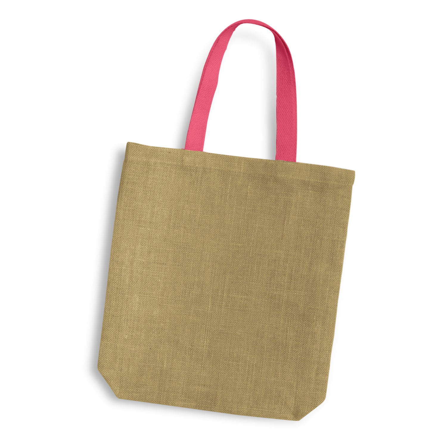 Thera Jute Tote Bag - Coloured Handles (3)