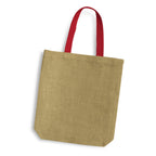 Thera Jute Tote Bag - Coloured Handles (4)