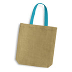 Thera Jute Tote Bag - Coloured Handles (7)